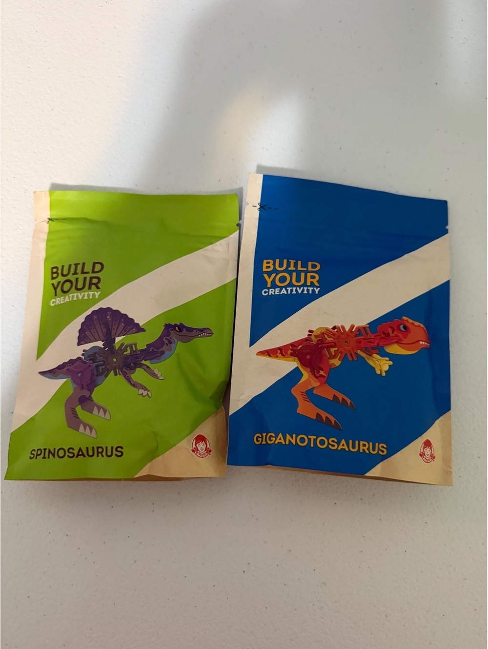 Wendy's Build Your Creativity Dinosaur Kits - Spinosaurus & Giganotosaurus